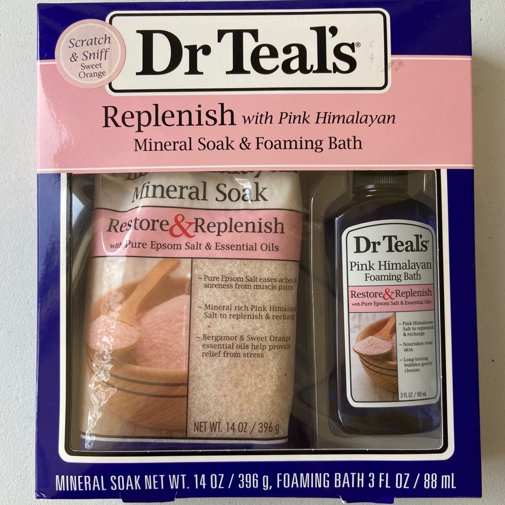 Dr Teal’s Mineral Soak & Foaming Bath